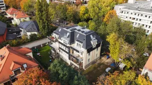 Foto einer sanierten Stadtvilla in Dresden