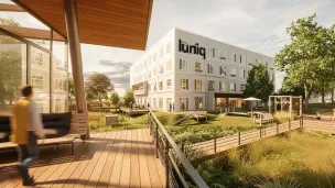 luniq - Gründungs- und Innovationszentrum, Außenansicht; Bildnachweis: BIS - Tim David Müller-Zitzke